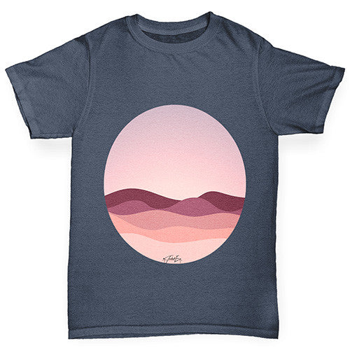 Circle Landscape Boy's T-Shirt