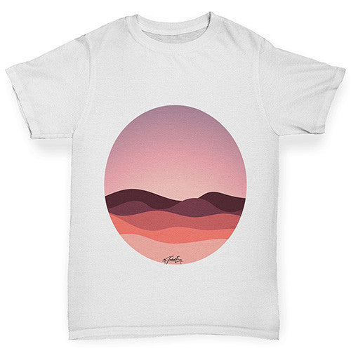 Circle Landscape Boy's T-Shirt