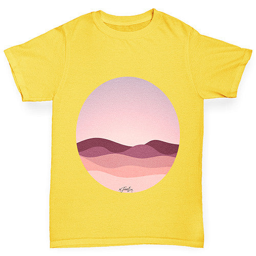 Circle Landscape Boy's T-Shirt