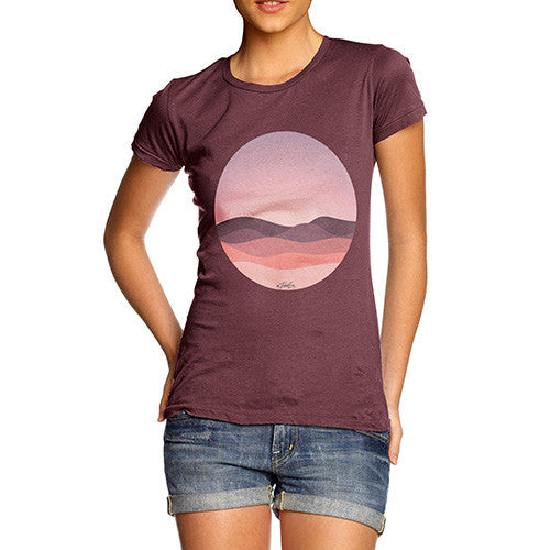 Circle Landscape Women's T-Shirt 