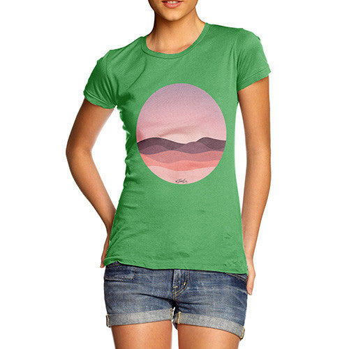 Circle Landscape Women's T-Shirt 