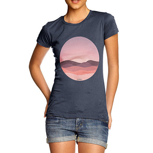 Circle Landscape Women's T-Shirt 