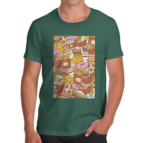 Food Collage Men's T-Shirt