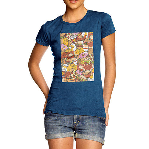 Food Collage Women's T-Shirt 