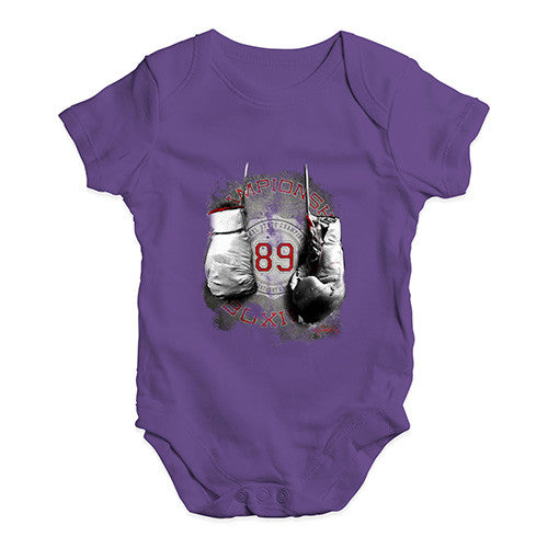 Boxing Gloves 89 Baby Unisex Baby Grow Bodysuit