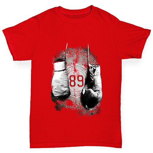 Boxing Gloves 89 Boy's T-Shirt