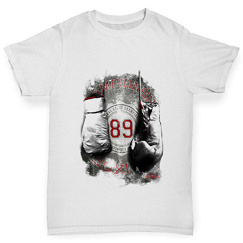 Boxing Gloves 89 Boy's T-Shirt