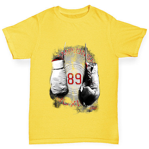 Boxing Gloves 89 Girl's T-Shirt 