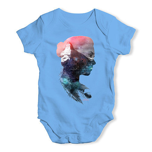 Cosmic Mountain Woman Baby Unisex Baby Grow Bodysuit