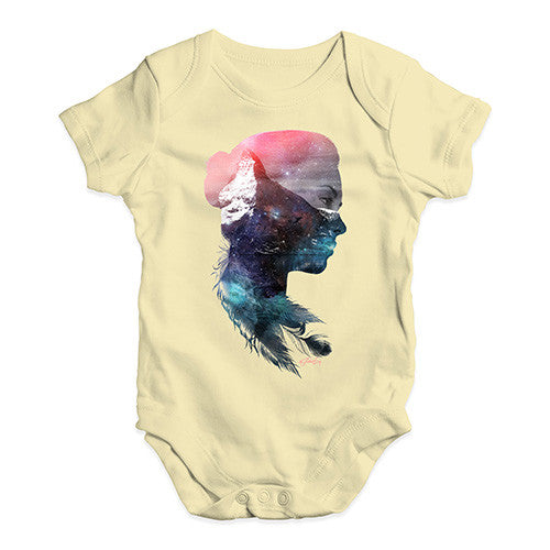 Cosmic Mountain Woman Baby Unisex Baby Grow Bodysuit