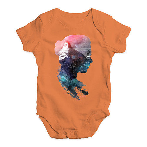 Cosmic Mountain Woman Baby Unisex Baby Grow Bodysuit