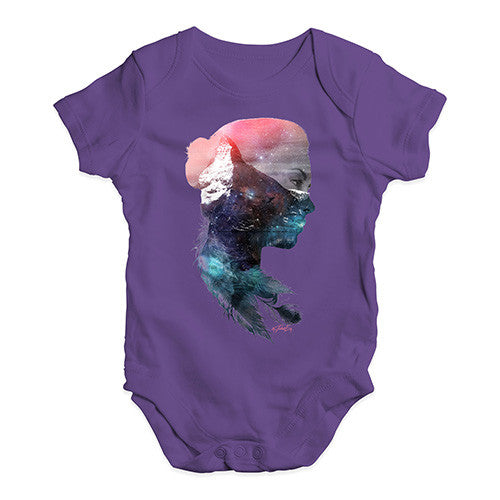 Cosmic Mountain Woman Baby Unisex Baby Grow Bodysuit