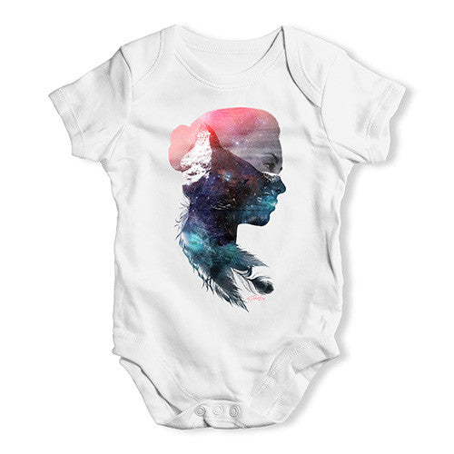 Cosmic Mountain Woman Baby Unisex Baby Grow Bodysuit