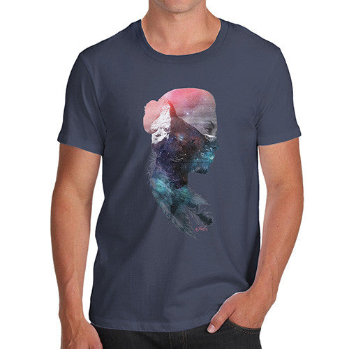 Cosmic Mountain Woman Men's T-Shirt