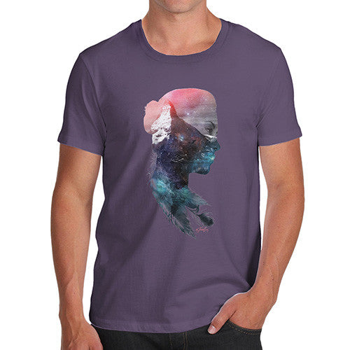 Cosmic Mountain Woman Men's T-Shirt