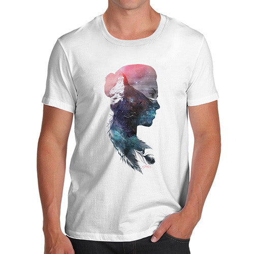 Cosmic Mountain Woman Men's T-Shirt