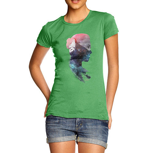 Cosmic Mountain Woman Women's T-Shirt 