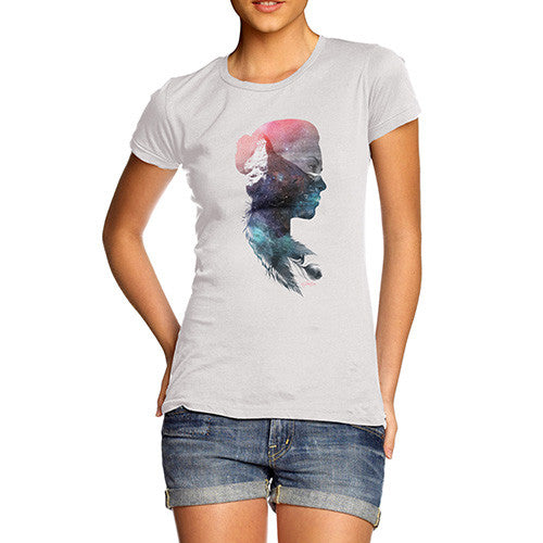 Cosmic Mountain Woman Women's T-Shirt 