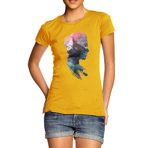 Cosmic Mountain Woman Women's T-Shirt 