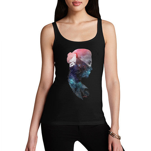 Cosmic Mountain Woman Women's Tank Top