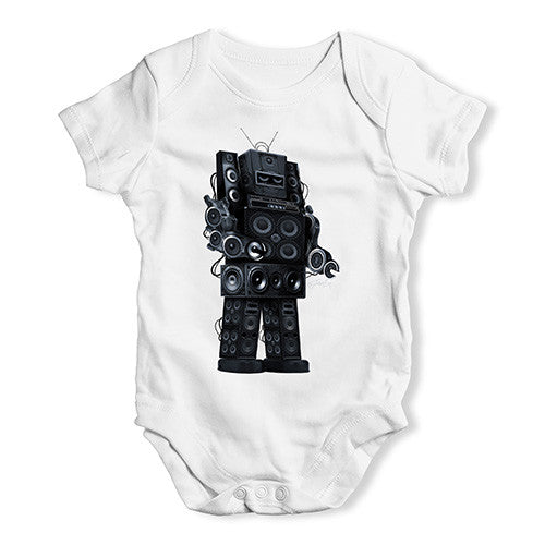 Robot Speakers Baby Unisex Baby Grow Bodysuit