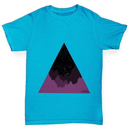 Triangle Landscape Boy's T-Shirt