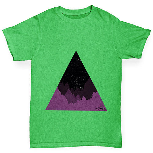 Triangle Landscape Boy's T-Shirt