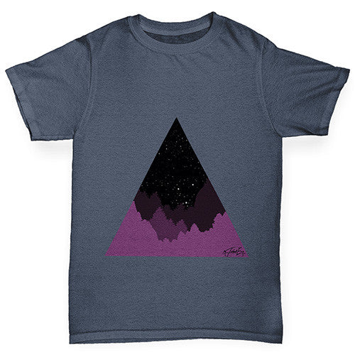 Triangle Landscape Boy's T-Shirt