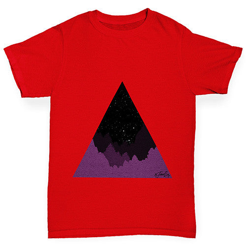 Triangle Landscape Boy's T-Shirt