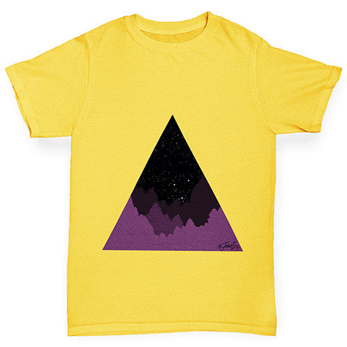 Triangle Landscape Boy's T-Shirt