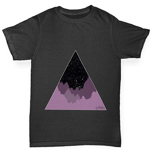 Triangle Landscape Girl's T-Shirt 