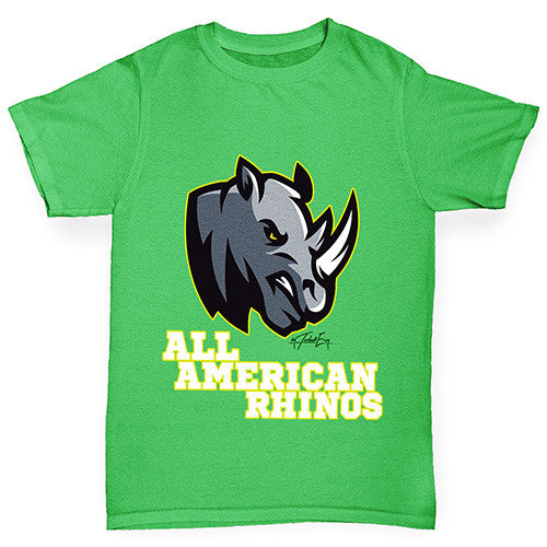 All American Rhino Boy's T-Shirt