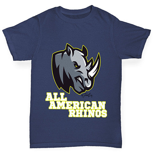 All American Rhino Boy's T-Shirt