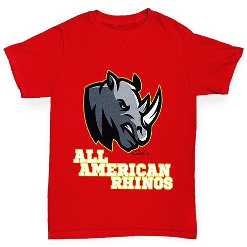 All American Rhino Boy's T-Shirt