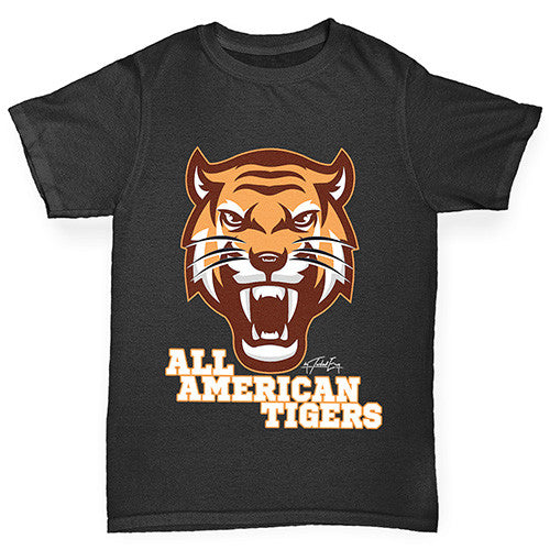 All American Tiger Boy's T-Shirt