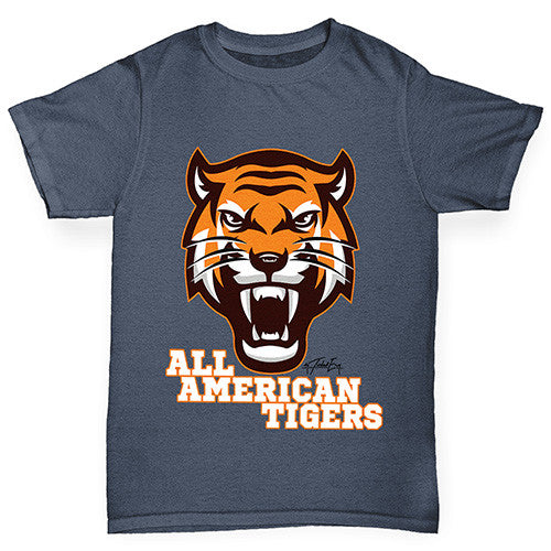 All American Tiger Boy's T-Shirt