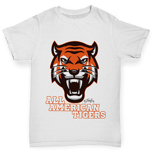 All American Tiger Boy's T-Shirt