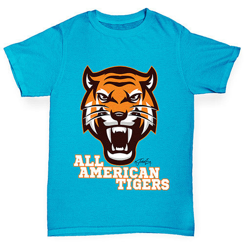 All American Tiger Girl's T-Shirt 