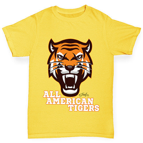 All American Tiger Girl's T-Shirt 