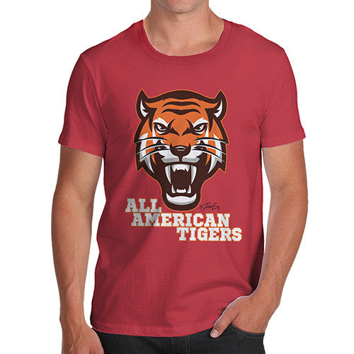 All American Tiger Men's T-Shirt