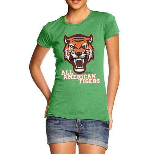 All American Tiger Women's T-Shirt 