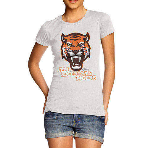 All American Tiger Women's T-Shirt 