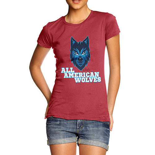 All American Wolves Women's T-Shirt 