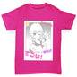 Anime Polaroid Selfie Girl's T-Shirt 