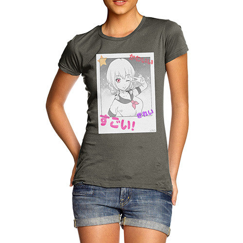 Anime Polaroid Selfie Women's T-Shirt 