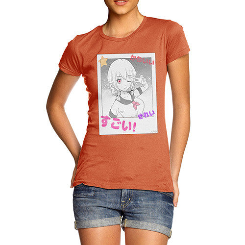 Anime Polaroid Selfie Women's T-Shirt 