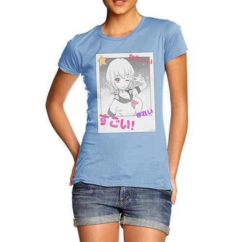 Anime Polaroid Selfie Women's T-Shirt 