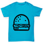 Burger Outline Girl's T-Shirt 