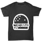 Burger Outline Girl's T-Shirt 