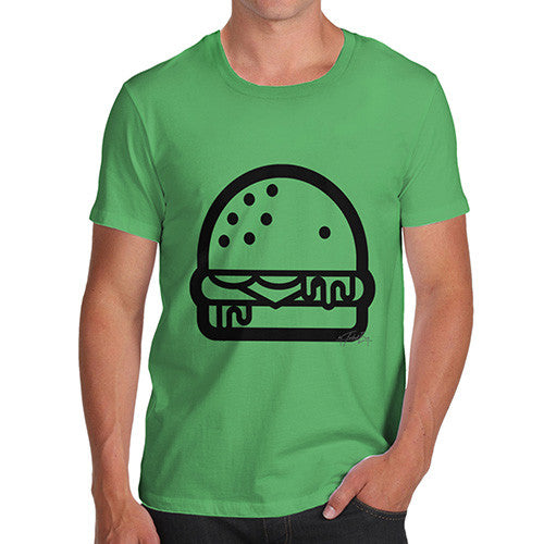 Burger Outline Men's T-Shirt